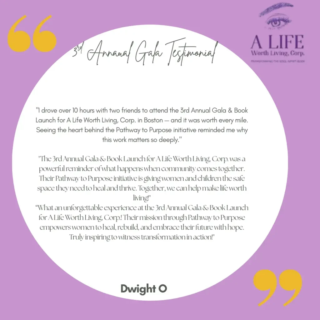 3rd Annual Gala testimonials Dwight O